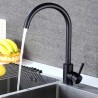Grifo de cocina moderno redondo con rotación 360º