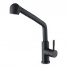 Grifo de cocina, extraible, giratorio 360º lineas curvas