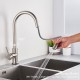 Grifo de cocina con ducha extraible con surtidor multifuncional