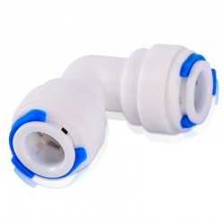 Conector rápido codo tubo 1/4" a tubo 1/4"