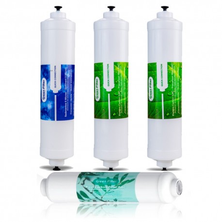 Recambio o Kit de Filtros para Osmosis Compacta "EN LÍNEA" Universal - 1