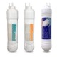 Kit Filtros encapsulados ósmosis inversa de doble espiga conexión rápida tipo U de 1/4" para fuentes de agua