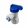 Llave depósito osmosis rosca 1/4" hembra a 1/4" tubo - 1