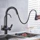 Grifo Osmosis Inversa 3 vías, extraible, giratorio 360º lineas curvas