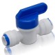 Conector rápido recto tubo 1/4" tubo 1/4"