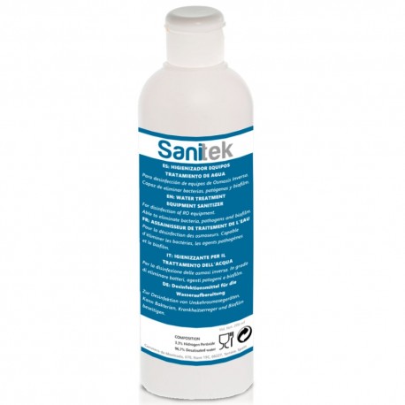 Higienizador SANITEK para osmosis inversa y fuentes de agua de 1 uso