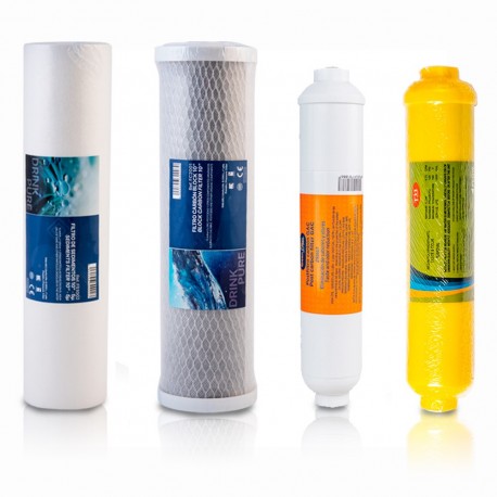 Pack 4 Filtros de agua para Osmosis Inversa Osmopur 2023