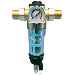 Filtro de agua para entrada general malla inox autolavable de gran caudal