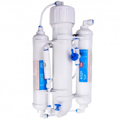 Osmosis inversa compacto para acuario de 3 etapas y membrana de 100GPD