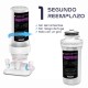 Posfiltro de agua en línea para sistemas de osmosis inversa con remineralización alcalina