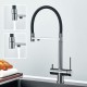 Grifo Osmosis Inversa 3 vías, extraible, elegante, giratorio de Rosmmel de la Serie Helios