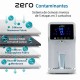 Dispensador de agua portatil de sobremesa con Osmosis Inversa sin instalación y bajo rechazo de agua