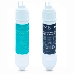 kit recambio cartuchos fuente de agua Columbia UF ultrafiltración