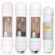 kit 4 filtros en linea ósmosis inversa de conexión rápida espiga tipo I