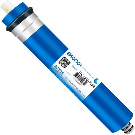 Membrana universal ósmosis inversa 75 GPD alto rendimiento EKONO+ 2:1 – ecológica