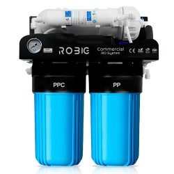 Sistema de Ósmosis Inversa Profesional ROBIG 600 GPD – Filtración Comercial para Hostelería, Acuarios, Grow, Laboratorios y más