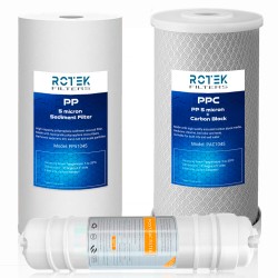 Pack de 3 Filtros BIG 4,5" x 10" para Sistemas de Ósmosis Inversa Comercial ROBIG