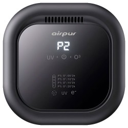 Airpur, Generador de Ozono 100 mg/h con UV + Iones Negativos + Aromaterapia