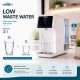 Dispensador de agua portatil de sobremesa con Osmosis Inversa sin instalación y bajo rechazo de agua