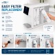 Dispensador de agua portatil de sobremesa con Osmosis Inversa sin instalación y bajo rechazo de agua