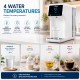 Dispensador de agua portatil de sobremesa con Osmosis Inversa sin instalación y bajo rechazo de agua