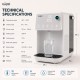 Fuente de sobremesa Midea con Agua purificada Fria, Natural y Caliente