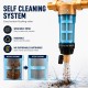 Filtro de agua de latón con malla inox para entrada general de agua autolimpiante