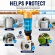 Filtro de agua de latón con malla inox para entrada general de agua autolimpiante