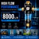Filtro de agua de sedimentos para entrada general de agua auto lavable de última generación