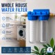 Filtro de agua doble con conexión 1", cartucho de sedimentos y carbón activo CTO