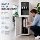 Fuente dispensador de agua con filtración FONPUR