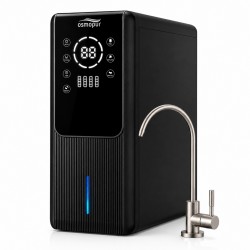 Ósmosis Inversa Compacta OSMOPUR 600 GPD Flujo Directo - Sistema Inteligente con TDS y Cartuchos Universales