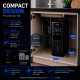 Ósmosis Inversa Compacta OSMOPUR 600 GPD Flujo Directo - Sistema Inteligente con TDS y Cartuchos Universales