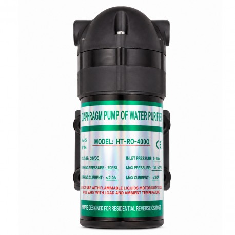 Bomba Booster 400G para Ósmosis Inversa de Flujo Directo de 150G a 400G – 24V -Silenciosa