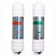 kit 2 filtros en linea recambio fuente fonpur filtración de conexión rápida espiga tipo I