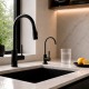 Grifo moderno negro mate para Osmosis Inversa