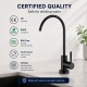 Grifo moderno negro mate para Osmosis Inversa