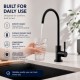 Grifo moderno negro mate para Osmosis Inversa