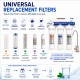 Sistema de Filtrado de agua para casa por Ultrafiltración UF sin rechazo de 5 etapas