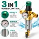 Prefiltro de Agua ROTEK PRESSURE con Regulador de Presión y Manómetro, Malla Inox 316 40 Micras