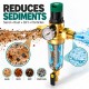 Prefiltro de Agua ROTEK PRESSURE con Regulador de Presión y Manómetro, Malla Inox 316 40 Micras