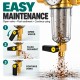 Prefiltro de Agua ROTEK PRESSURE con Regulador de Presión y Manómetro, Malla Inox 316 40 Micras