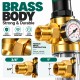 Prefiltro de Agua ROTEK PRESSURE con Regulador de Presión y Manómetro, Malla Inox 316 40 Micras