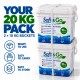 Sal para descalcificador Soft&Go 20 kg – 2 cubos de 10 kg apilables