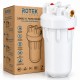Portafiltros Big Blue ROTEK 10" Gran Caudal – Easy Open sin Herramientas