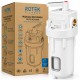 Filtro de agua autolavable Jumbo 10" ROTEK BACKWASH 50 – Contralavado manual, 4 vías y 50 micras